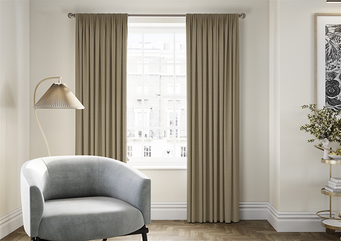 Devonshire, Biscuit - Made to Measure Curtains - Image 3